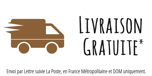Livraison Gratuite Livraison gratuite en France Métropolitaine et DOM, envoi par Lettre suivi La Poste